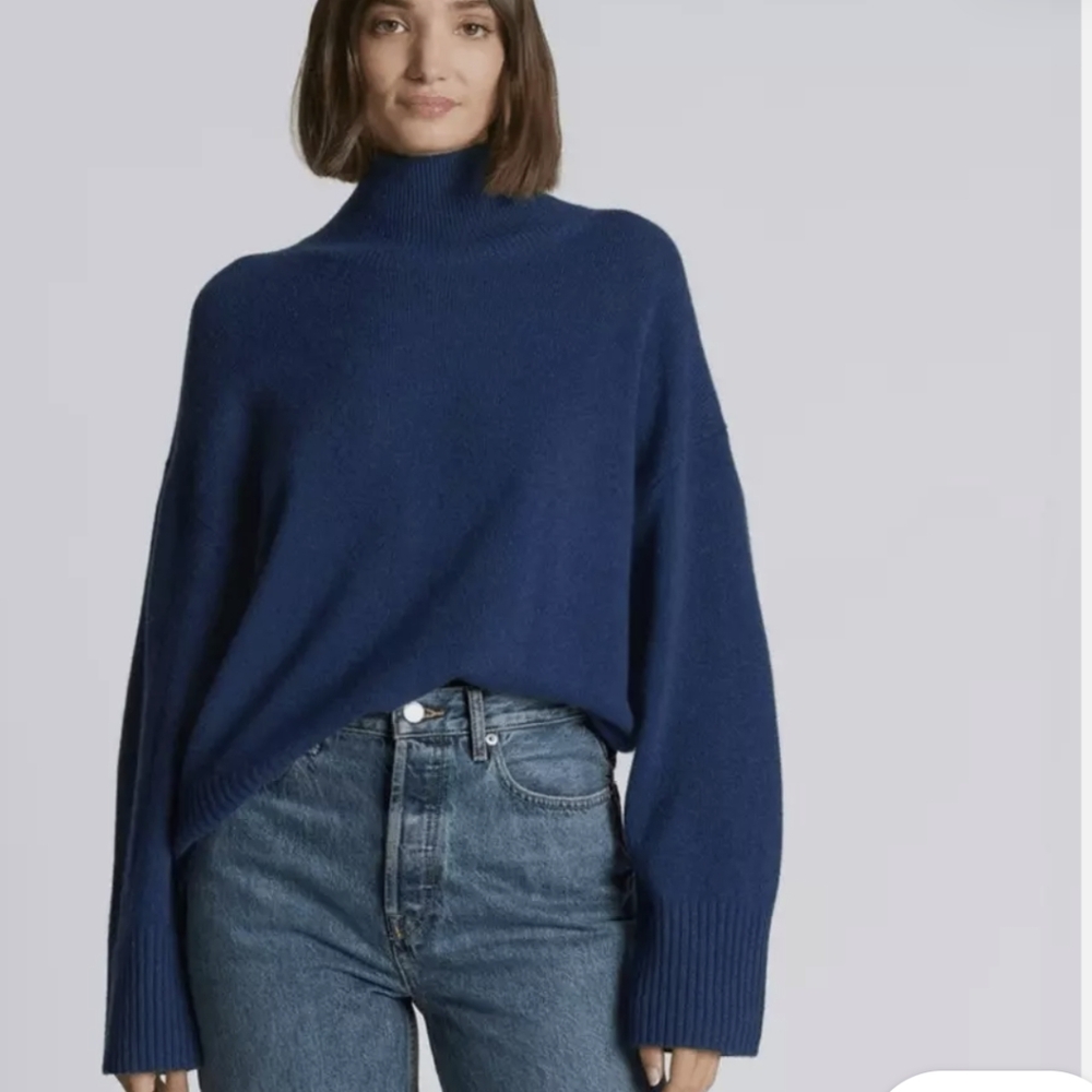 EVERLANE The Cashmere Oversized Turtleneck